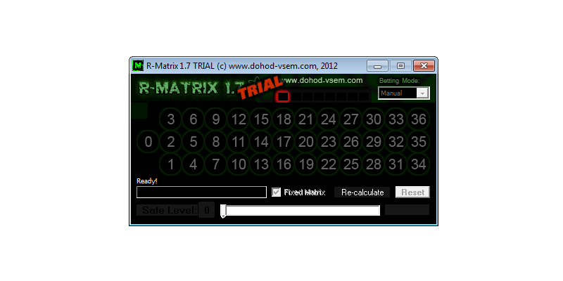 триал программы R-Matrix
